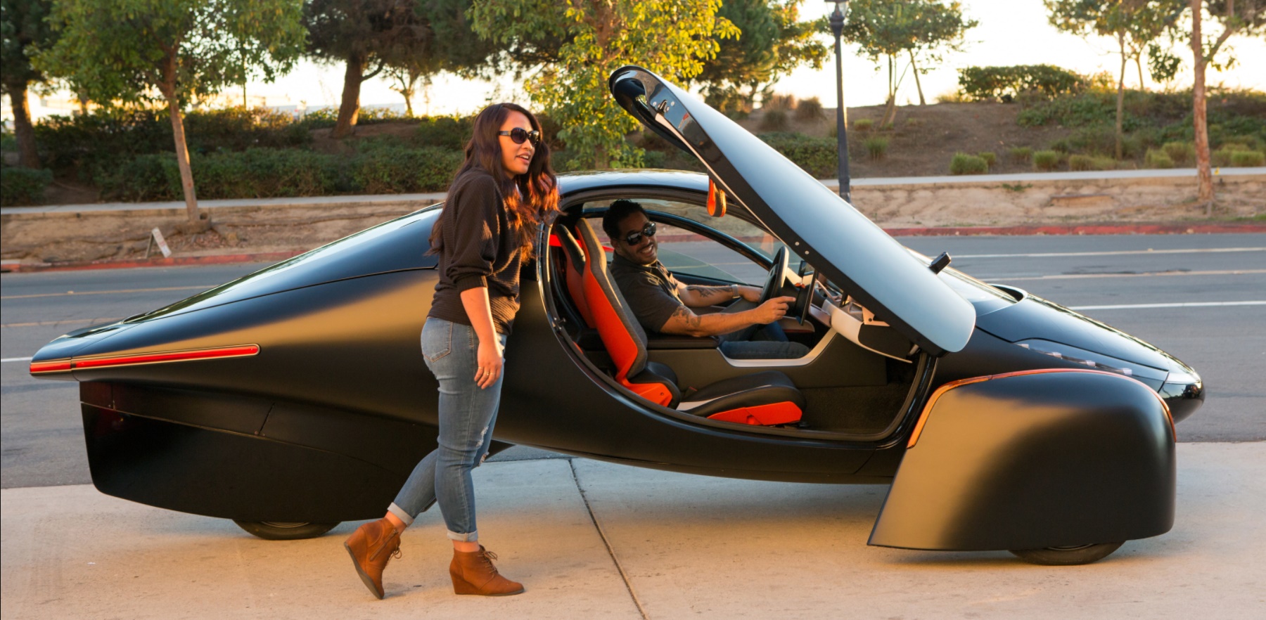Aptera is a threewheeled electric car and a range up to 1,600km