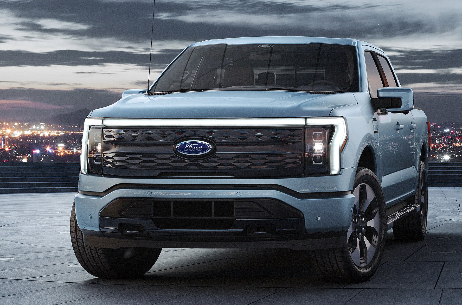 The new Ford F150 Lightning fully electric pickup from 39,000