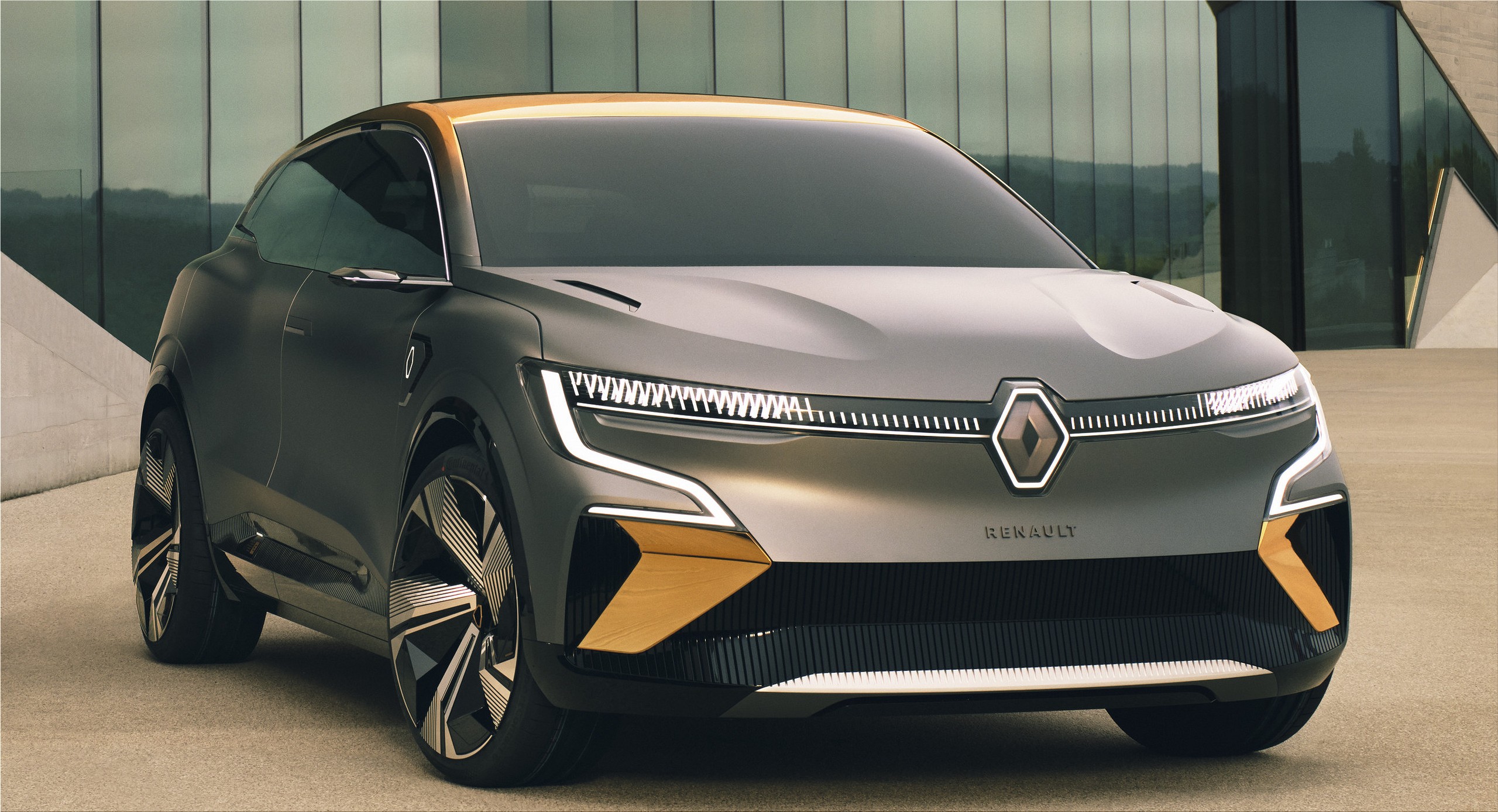 The new Renault Megane eVision is an electric crossover/station wagon