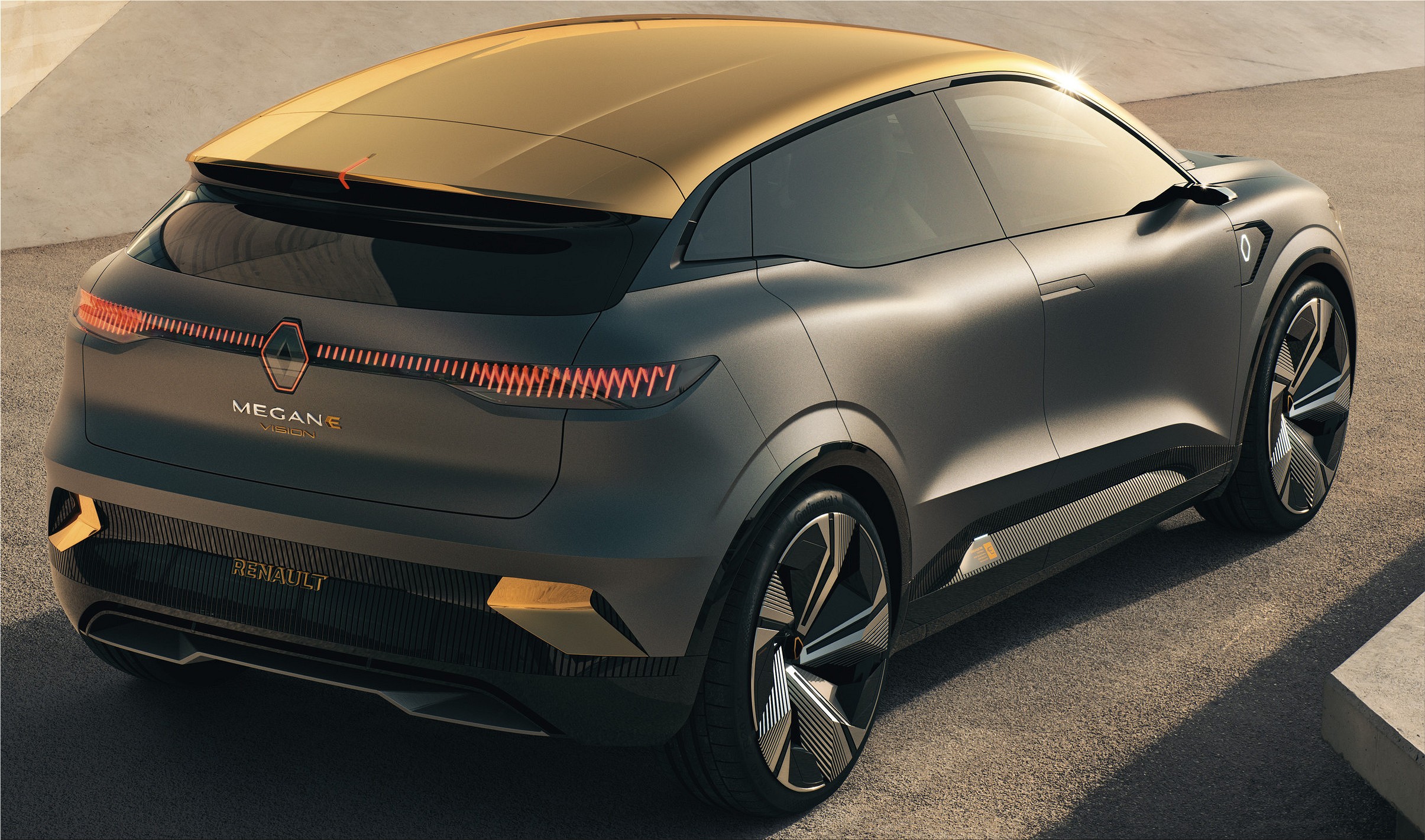 The new Renault Megane eVision is an electric crossover/station wagon