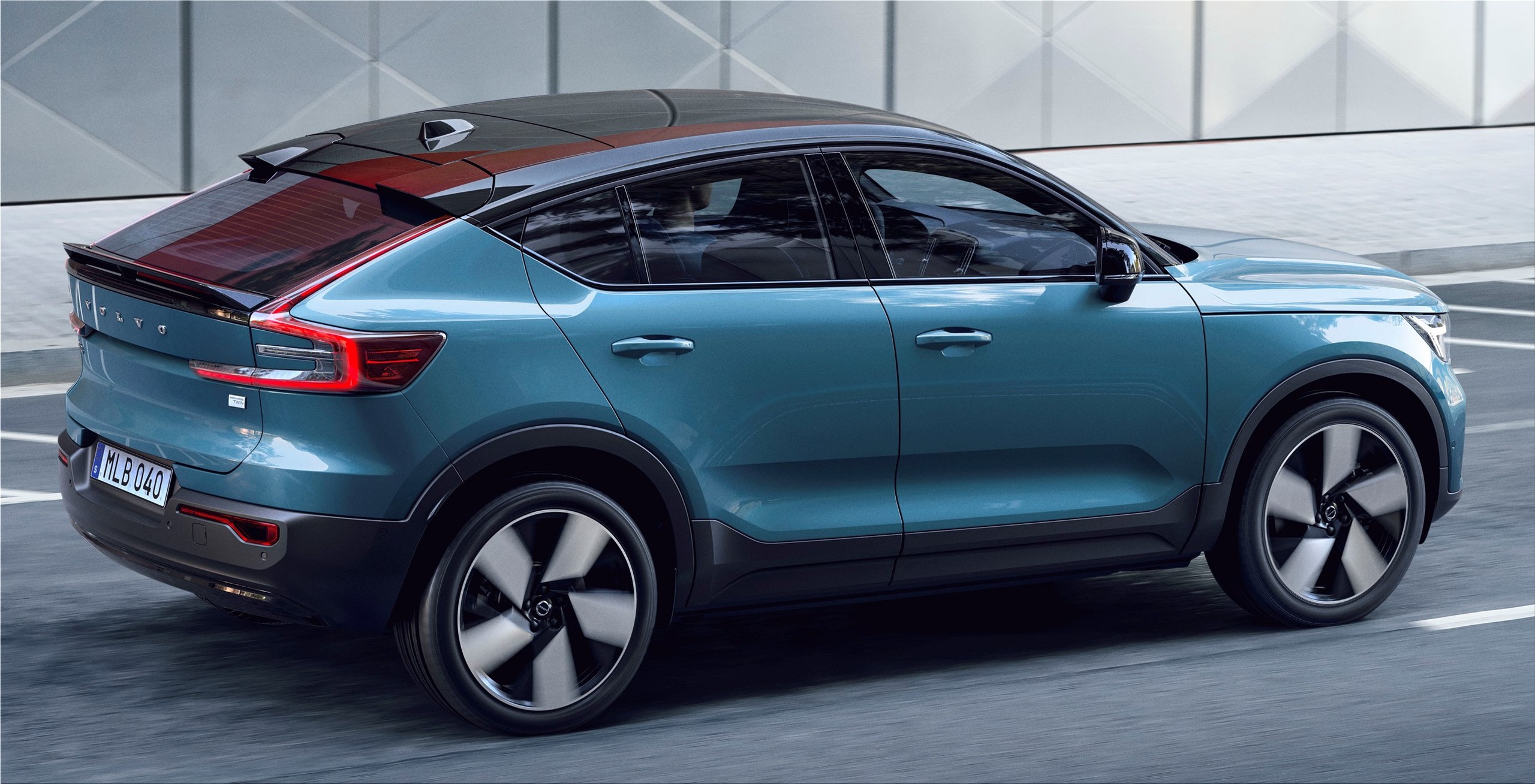 The new Volvo C40 Recharge Pure Electric is available for 57,800 euros