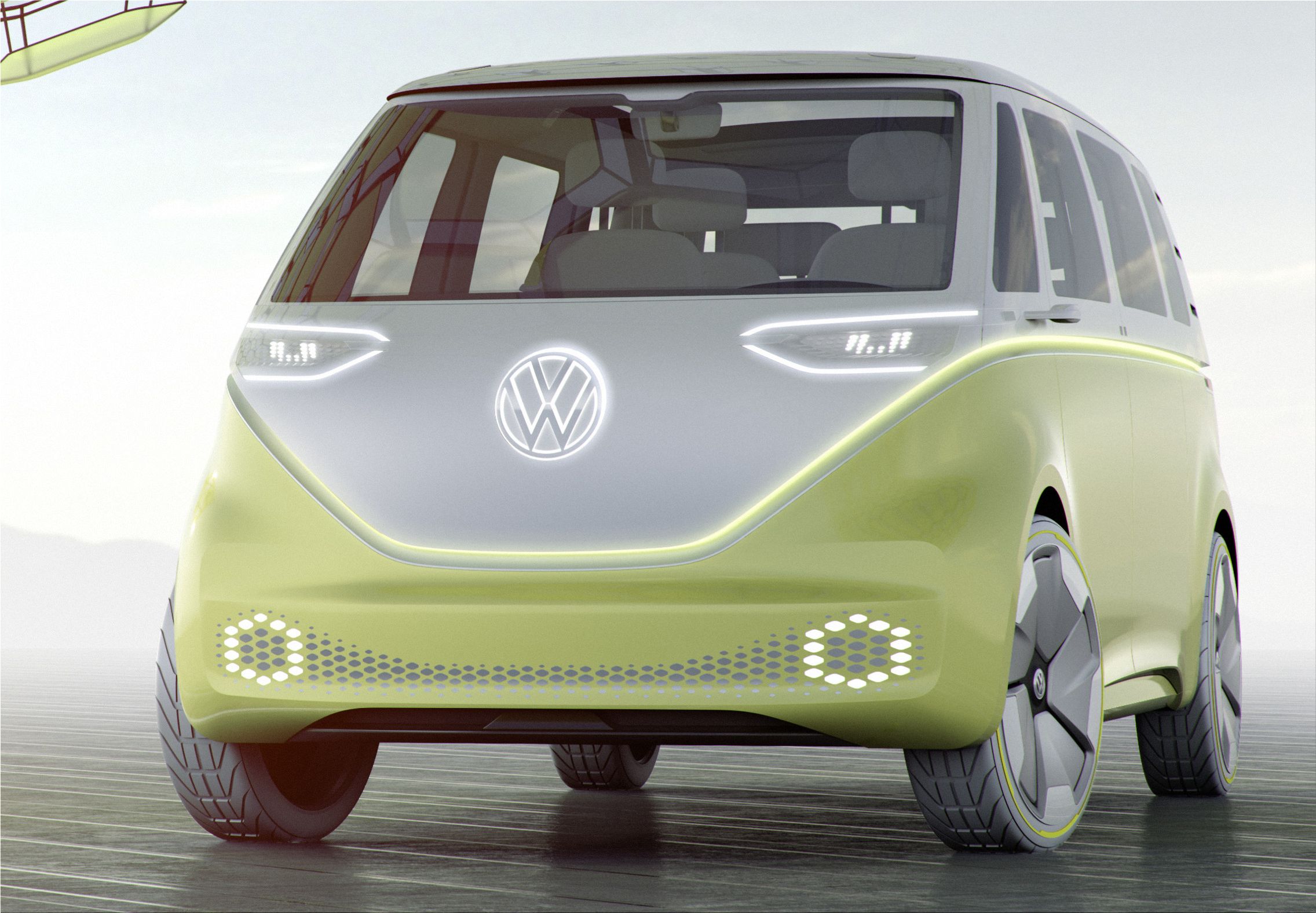 The allelectric and autonomous Volkswagen ID BUZZ minivan Electric