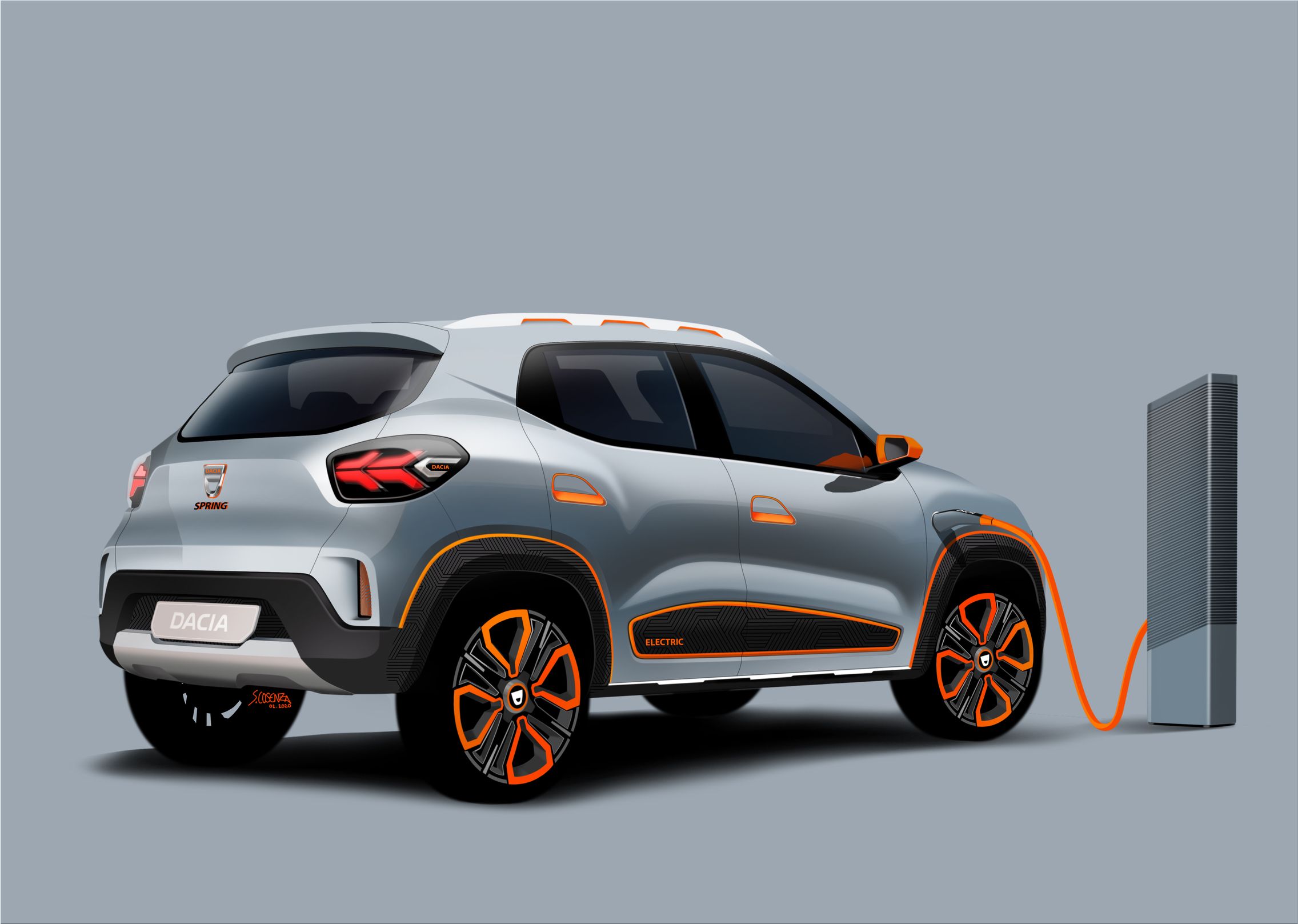 Dacia Spring the first 100 electric car from Romania Electric Hunter