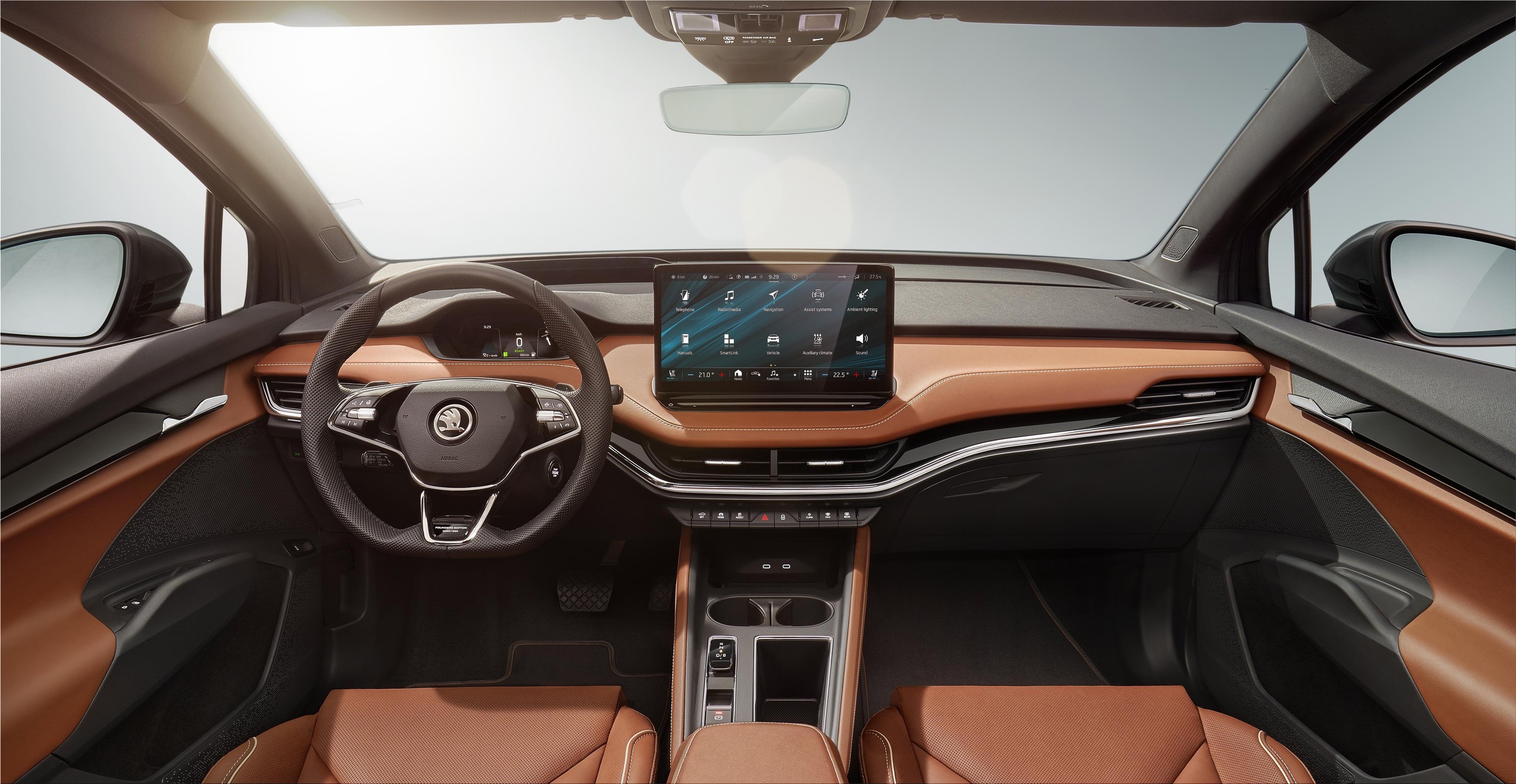 Skoda Enyaq IV Is The First 100 Electric SUV Of The Czech Brand 