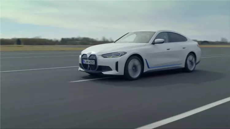 2021 BMW i4 electric car