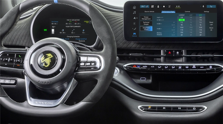 Abarth 500e electric sports car