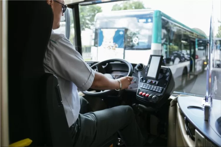 Aptis electric bus interior