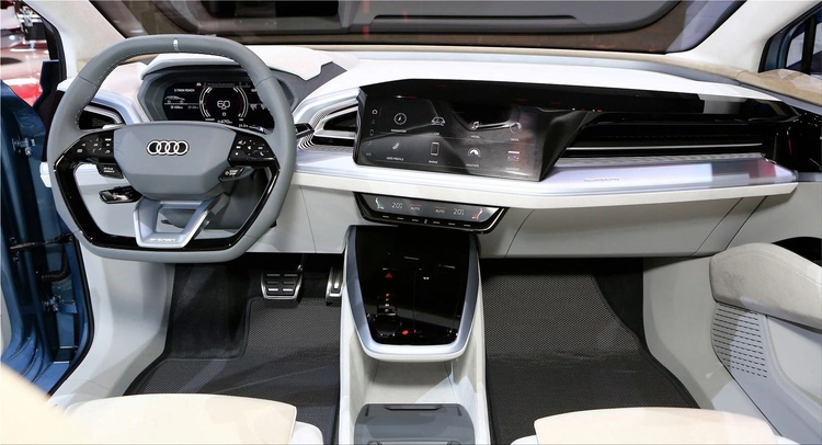 Audi Q4 e-tron electric SUV interior