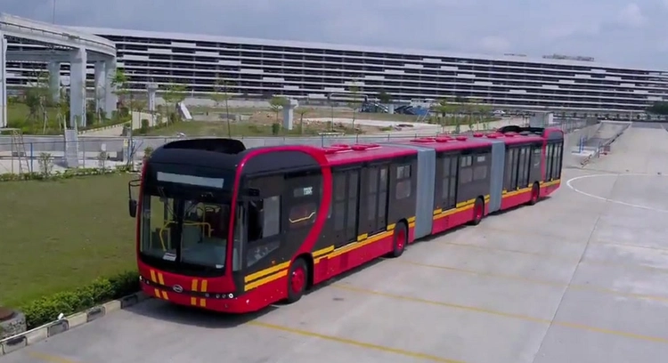 BYD electric bus