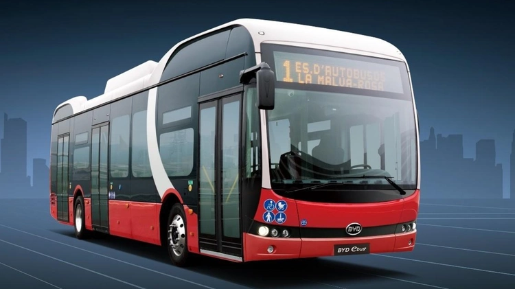 BYD electric bus