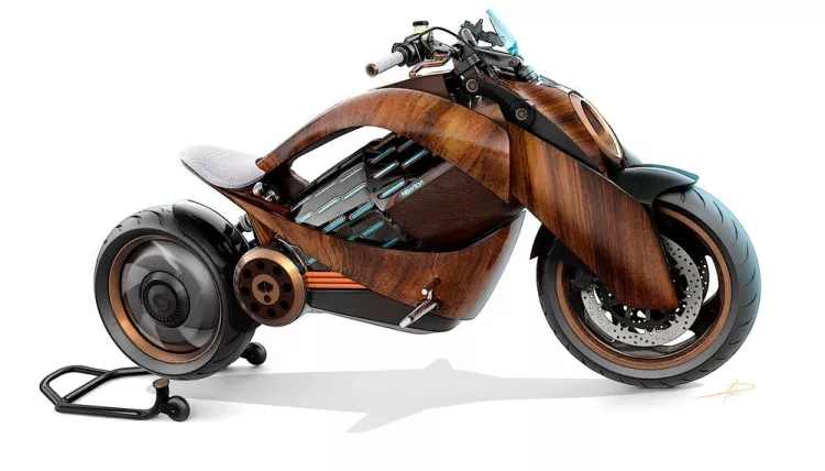 EV-1 electric motorcycle from Newron Motors