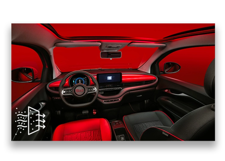 Fiat 500 Red