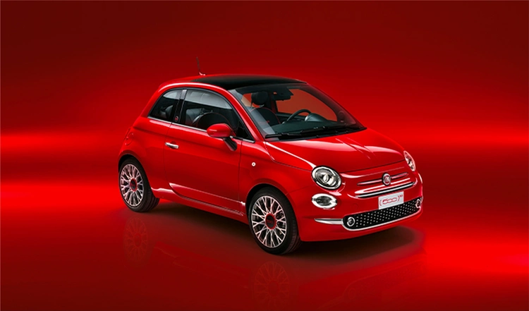 Fiat 500 Red