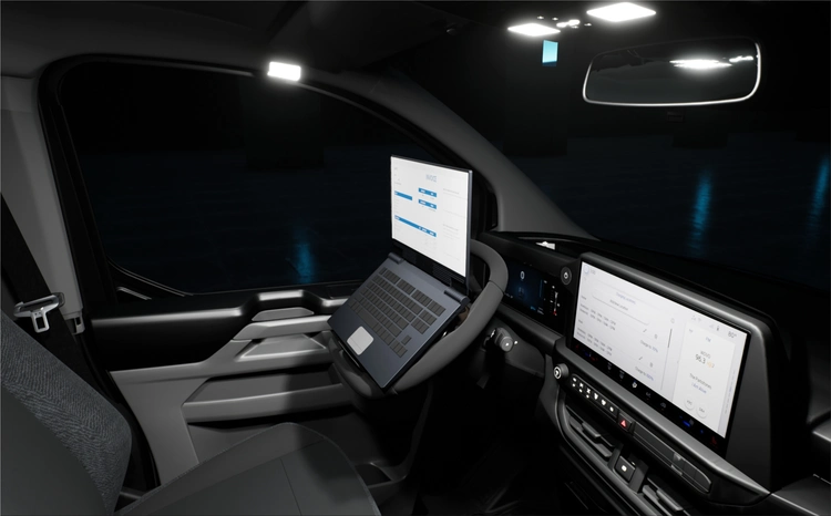 E-Transit Custom electric minivan