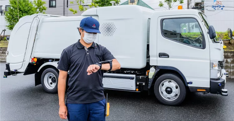 Fuso eCanter SensorCollect electric truck