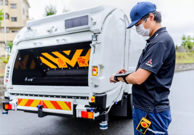 Fuso eCanter SensorCollect electric truck