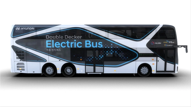 Hyundai Motor's double-decker electric bus