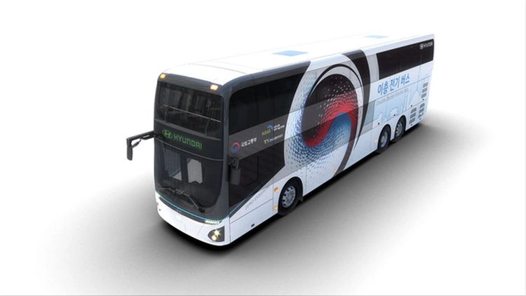 Hyundai Motor's double-decker electric bus