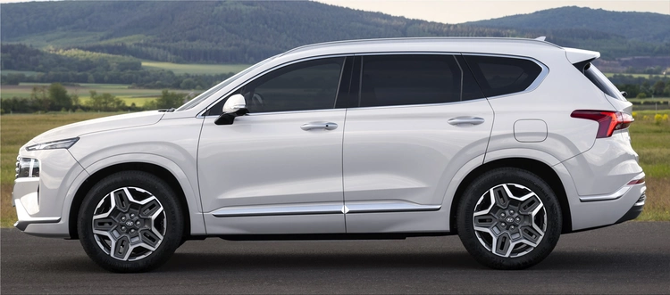 Hyundai Santa Fe hybrid car