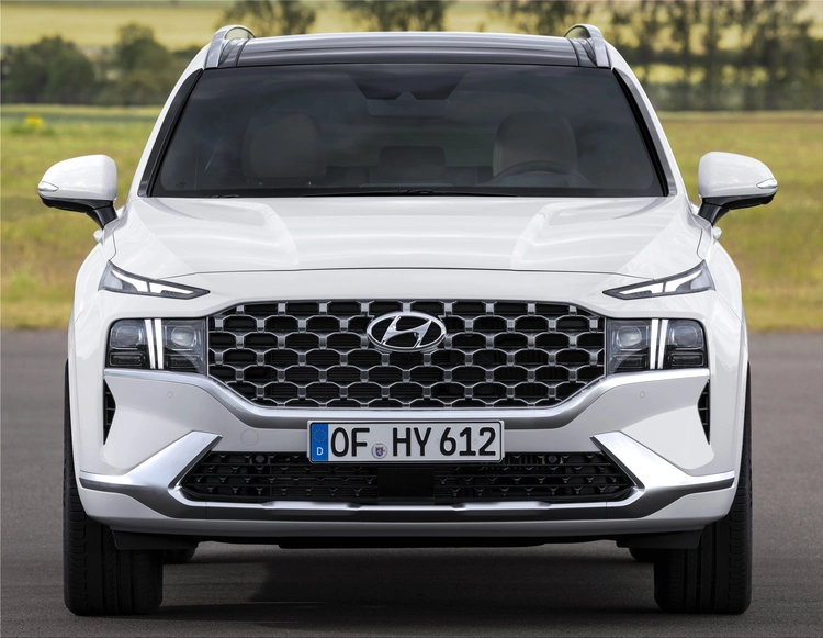 Hyundai Santa Fe hybrid car