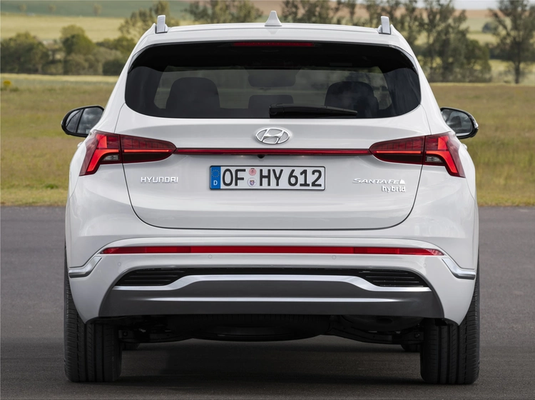 Hyundai Santa Fe hybrid car