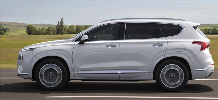 Hyundai Santa Fe hybrid car