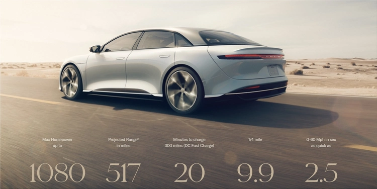 Lucid Air - luxury electric car