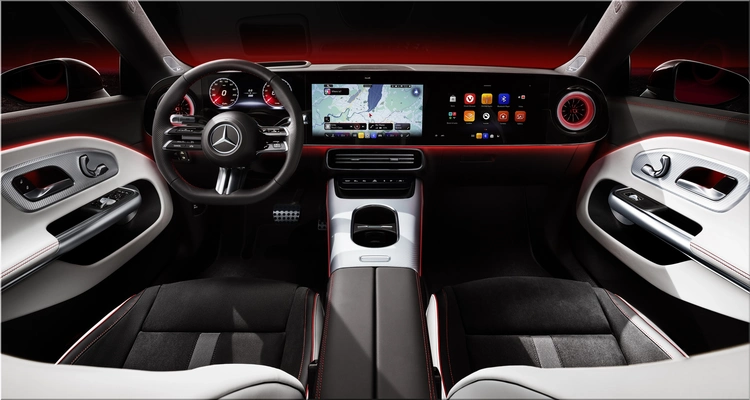 Mercedes-Benz CLA electric sedan