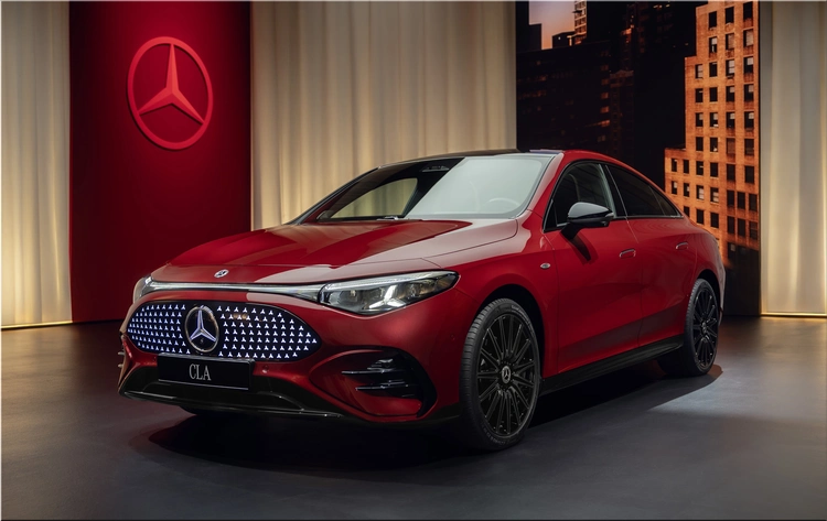 Mercedes-Benz CLA electric sedan