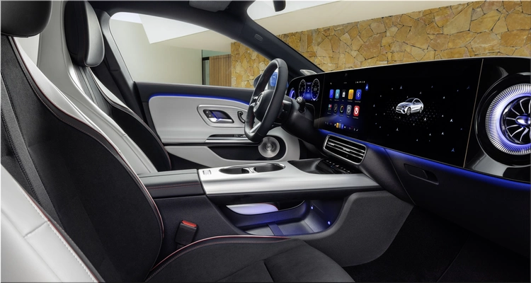 Mercedes-Benz CLA electric sedan