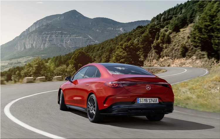 Mercedes-Benz CLA electric sedan