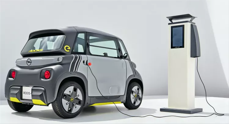 Opel Rocks-e is an electric vehicle