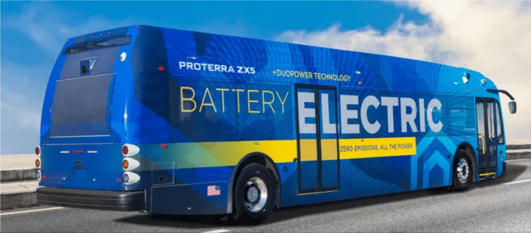 Proterra ZX5 battery-electric bus