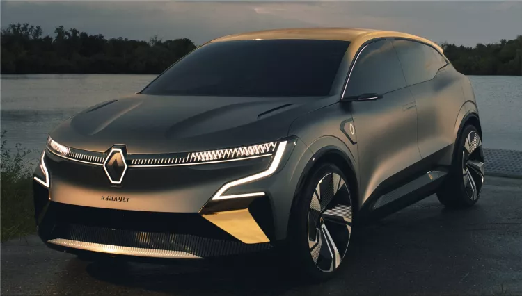 Renault Megane eVISION electric concept car
