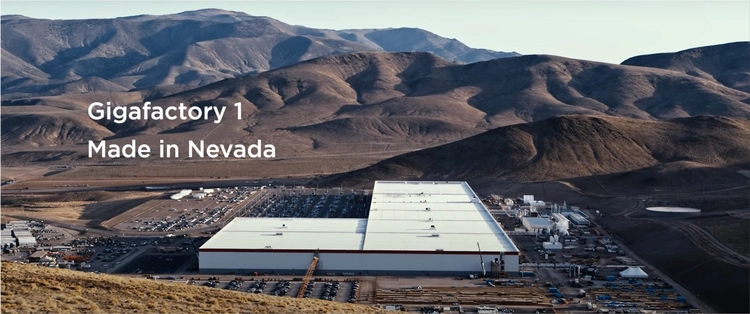 Tesla Gigafactory 1 in Nevada