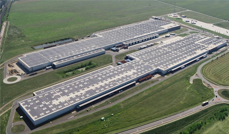 The largest rooftop solar power plant in Europe