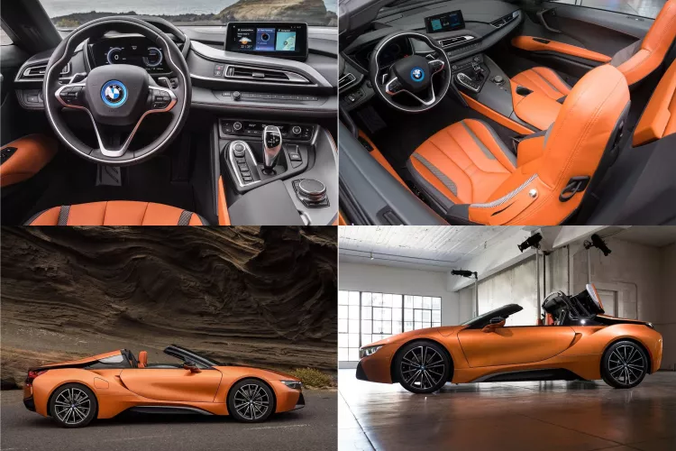 BMW i8 Roadster plug-in hybrid sports car