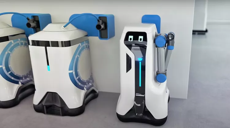 charging robot for electric vehicles