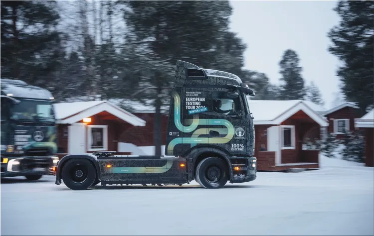 eActros 600 electric truck