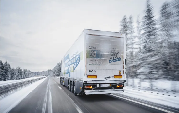 eActros 600 electric truck
