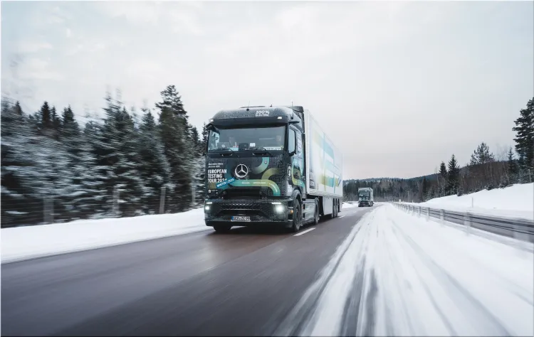 eActros 600 electric truck