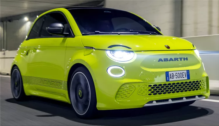 The first-ever Abarth 500e  electric sports car is available online