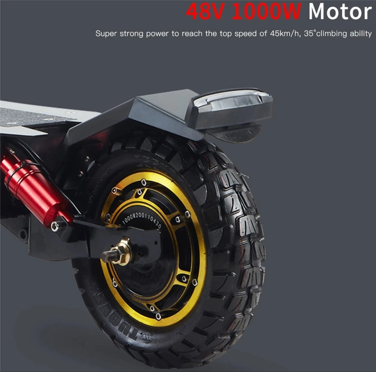 The 1000W BEZIOR S1 - folding electric scooter with saddle seat
