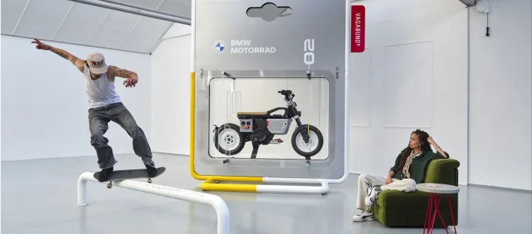 BMW CE 02 x VAGABUND: A Retro-Futuristic Electric Scooter Revolution
