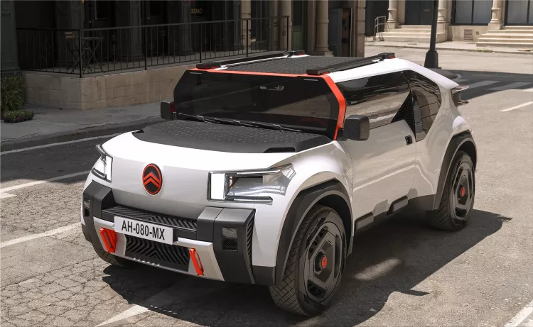 The new Citroen Oli family electric car