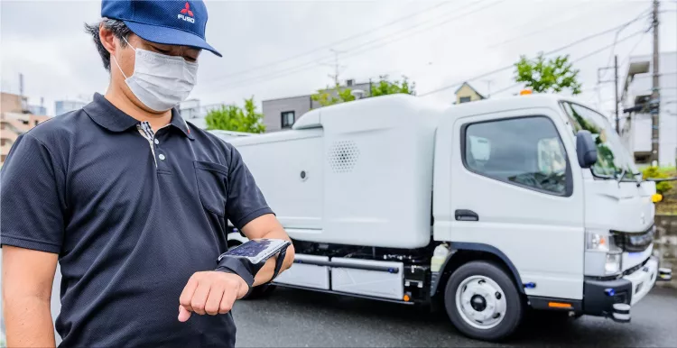 Fuso eCanter SensorCollect concept truck