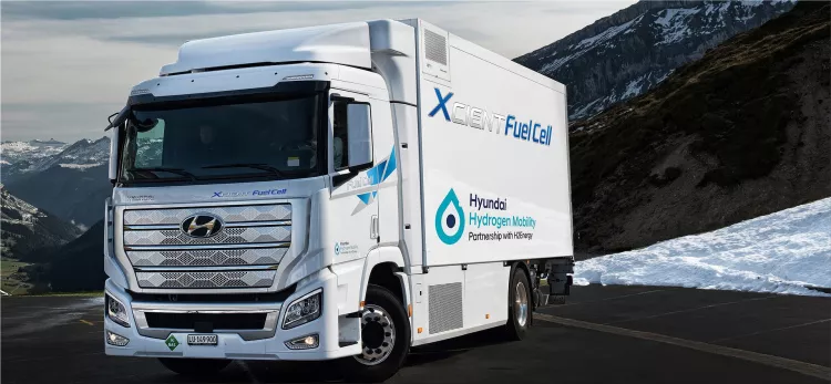Hyundai Xcient Fuel Cell truck