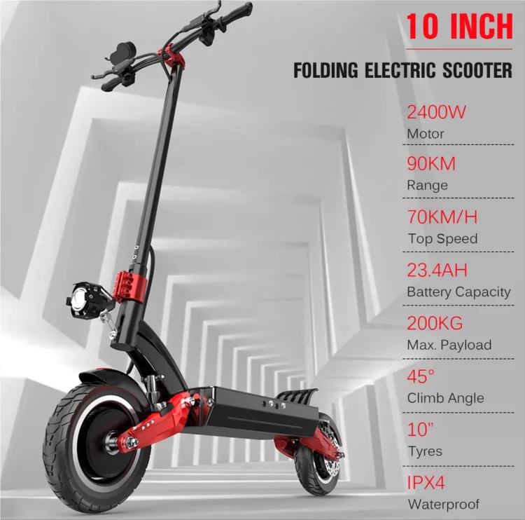 Janobike X10 folding electric scooter