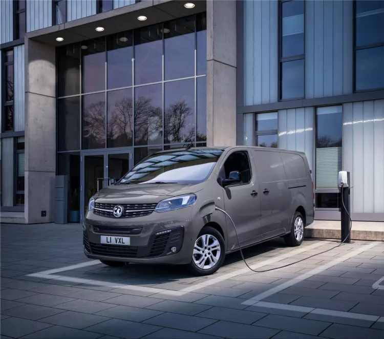 The Opel Vivaro-e electric van with a range of 330 kilometres