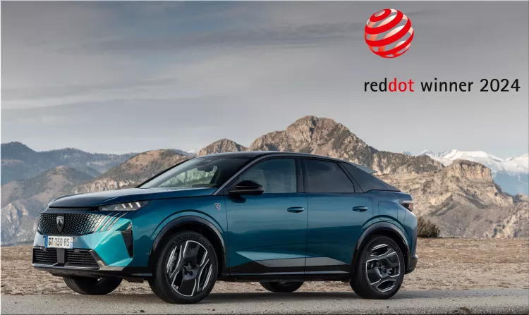 A Triumph of Design: The Peugeot e-3008 Earns the Prestigious Red Dot Award 2024